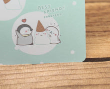 將圖片載入圖庫檢視器 26318 麵包樹小企鵝卡片(BEST FRIEND)