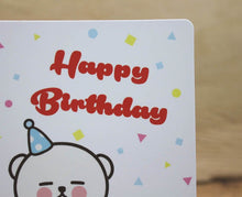 將圖片載入圖庫檢視器 23107 胖胖熊生日卡(HAPPY BIRTHDAY)