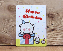 將圖片載入圖庫檢視器 23107 胖胖熊生日卡(HAPPY BIRTHDAY)