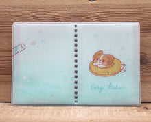 將圖片載入圖庫檢視器 07015A 小名片本(柯基犬夏日氣泡)