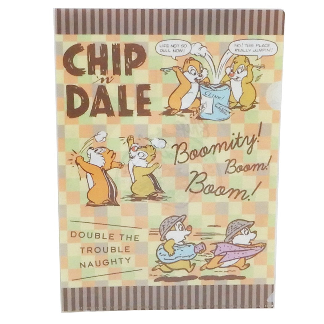 S2119641 Chip n Dale 鋼牙鼠  A4單人透明文件夾