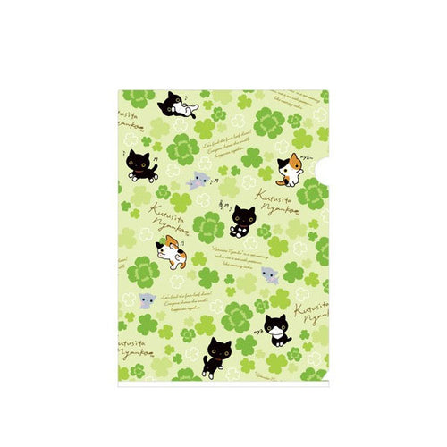 FY-11307  Kutusita Nyanko 靴下貓  A4 FILE